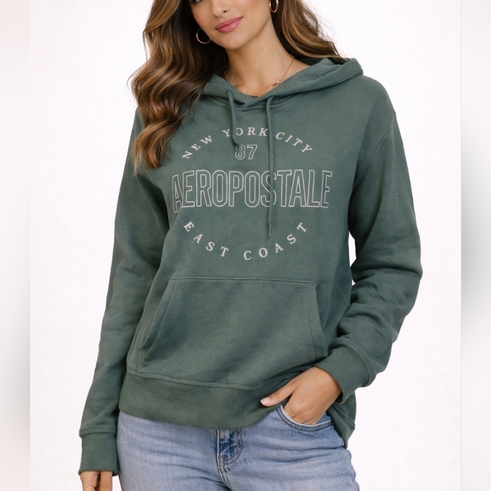 AEROPOSTALE Sage Sweatshirt Hoodie Style 3064 Large